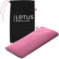 Lotus Lavender Eye Pillow - Weighted Mask for Sleep & Meditation, Pink | NOLAVA Sleep & Wellbeing App Included; Pink Lavender Comfort for Sleep Rituals, Gifting, and Headache Relief.