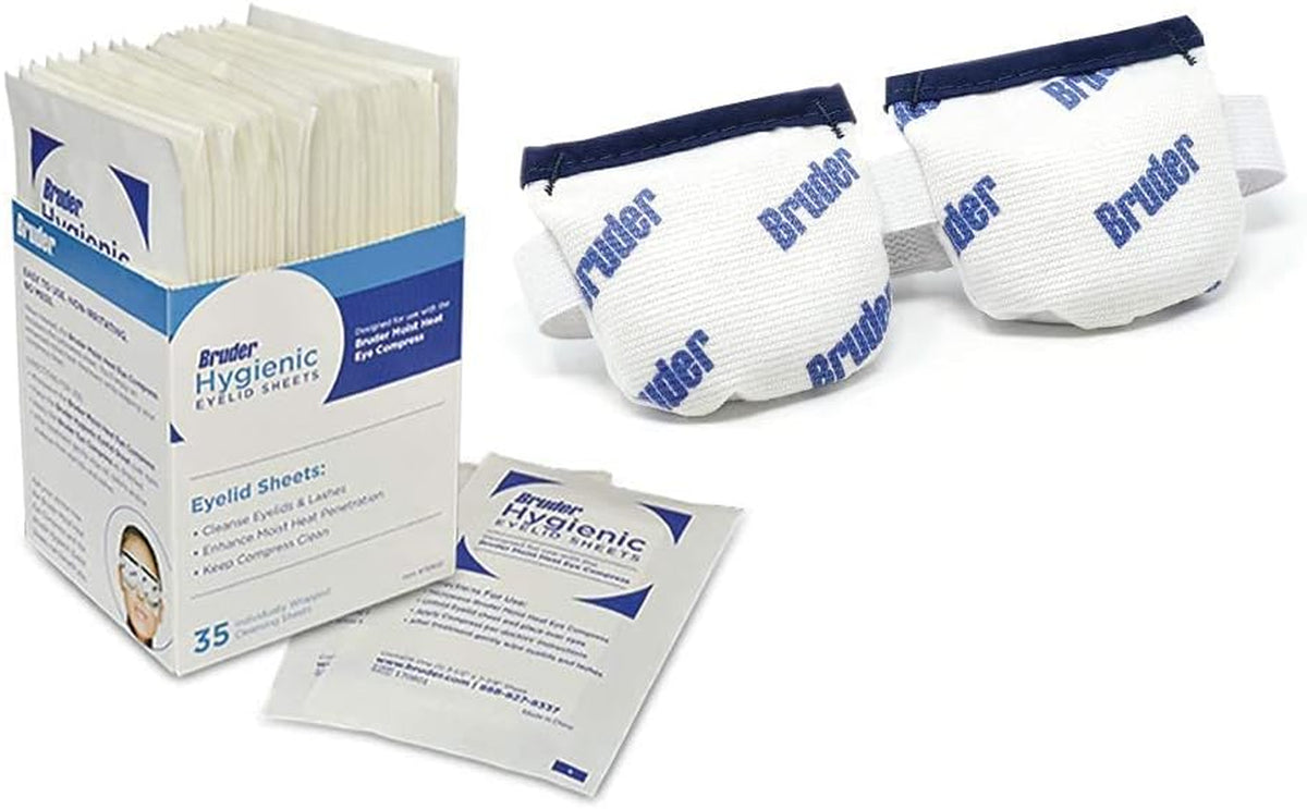Dry Eye Care Bundle (Moist Heat Eye Compress/Hygienic Eyelid Sheets)