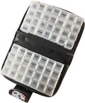 Floral Pill Case Box, 14 Day Pill Holder Pill Container & Medication Organizer, Travel Case - 4 Marked Compartments for Each Day of the Week - Morn, Noon, Eve, Bed