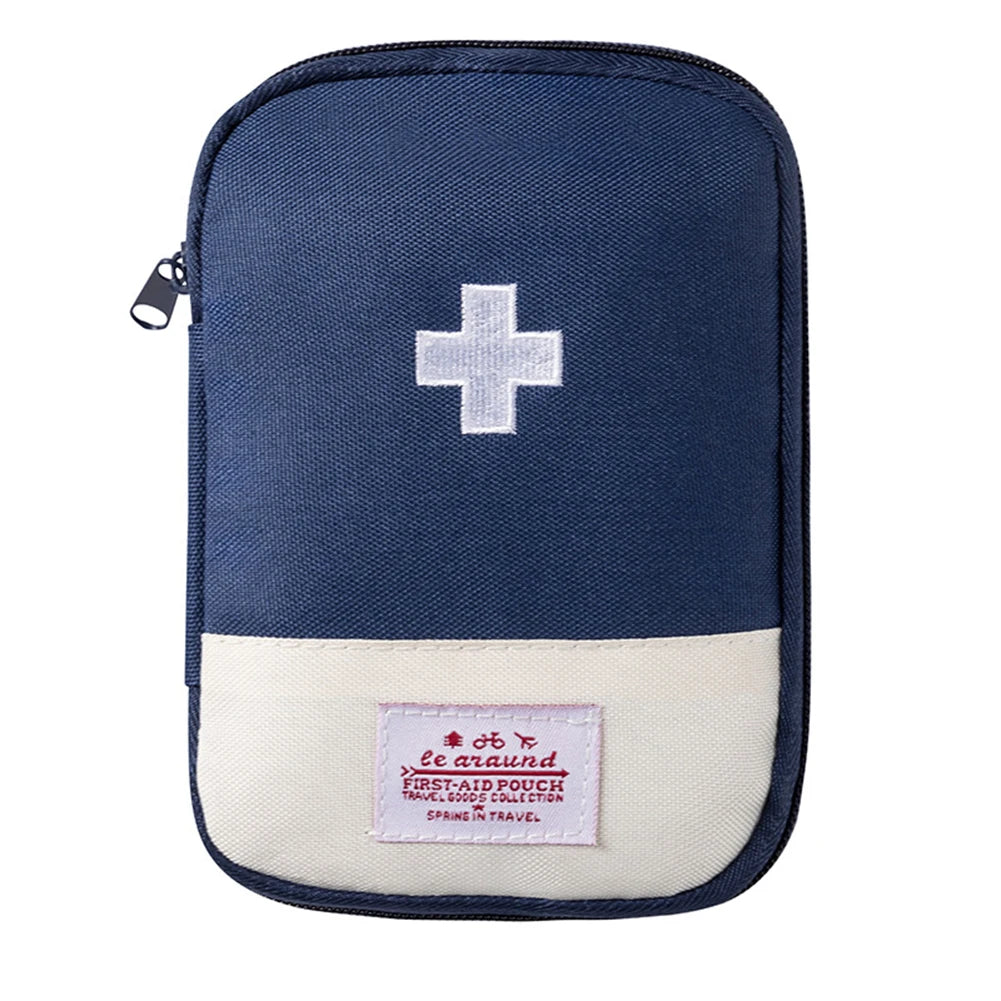 Mini First Aid Bag Empty Small Emergency Medicine Storage Bag First Aid Kit Bag for Outdoor Camping Hiking Home Travel Emergency