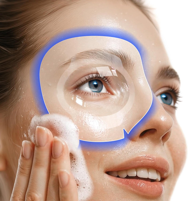 Waterproof Eyepatch for Shower, 3D Eye Dome Shield for Eyelash Extensions Lash Lift & Microblading, Disposable Adhesive Eye Patch for Women & Adults, Made in Korea
